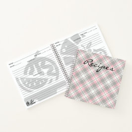 Notebooks mit karierter Rezept Notizbuch