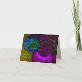 "Notecard 100 plus 2" Dankeschön Grußkarte Karte