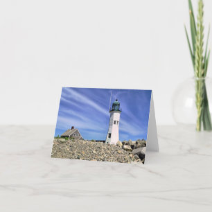 Notecard - Altes Leuchtturm Karte