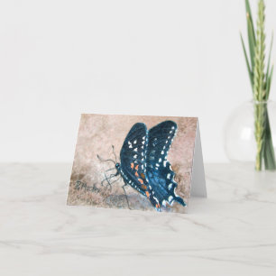 Notecard, Butterfly Blank notecard Karte