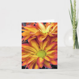 Notecard - Chrysanthemen Karte