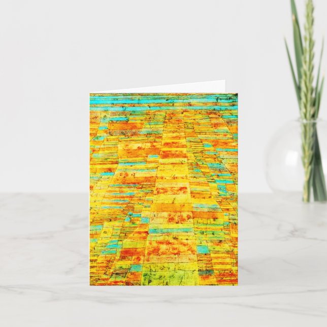 Notecard-Classic/Vintag-Paul Klee 19 Karte (Vorderseite)