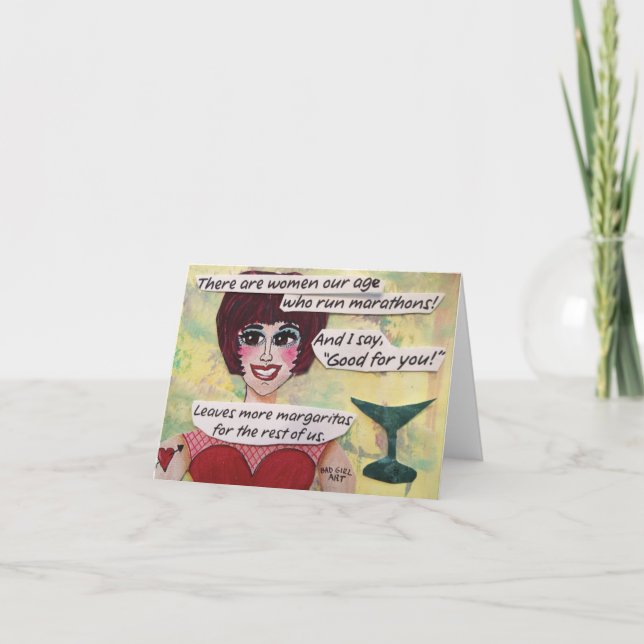 NOTECARD-ES GIBT FRAUEN IN UNSEREM ALTER, DIE MARA KARTE (Vorderseite)