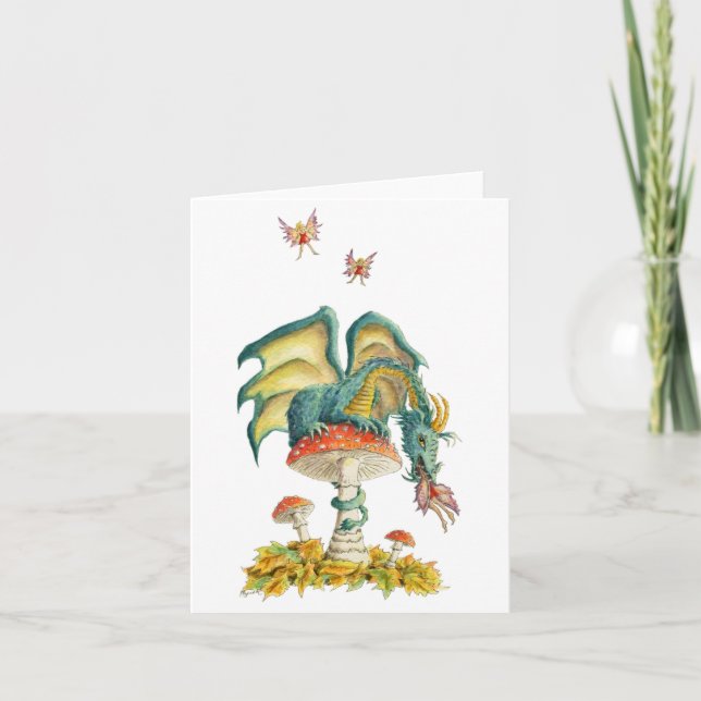Notecard Fungi Dragon Karte (Vorderseite)