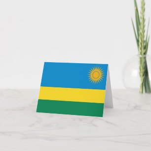 Notecard für Ruanda Karte