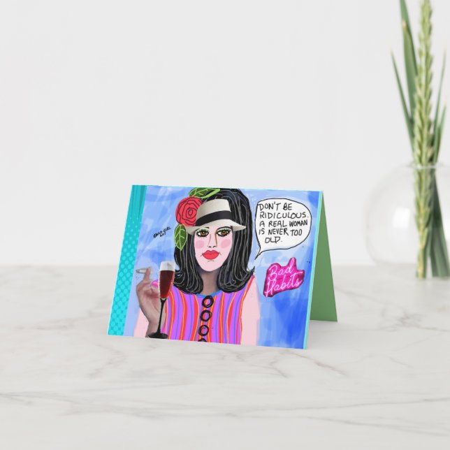 NOTECARD-Geburtstagkarte Karte (Vorderseite)