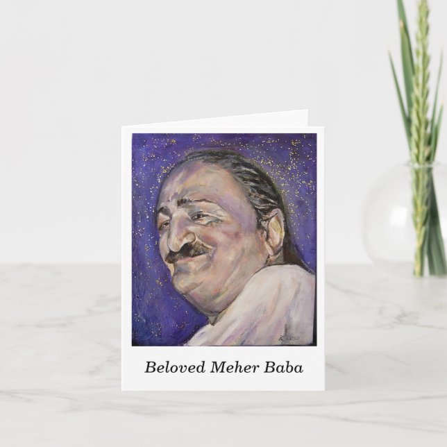 Notecard-- Geliebter Meher Kuchen Karte (Vorderseite)