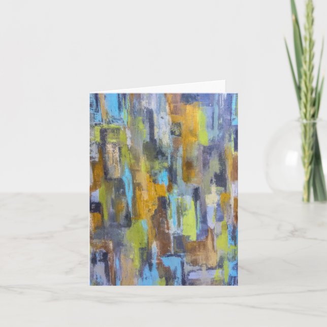 Notecard Herbst Regen Karte (Vorderseite)