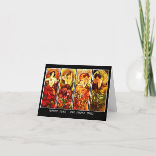 Notecard-Klassische/Vintage-Mucha 13 Karte