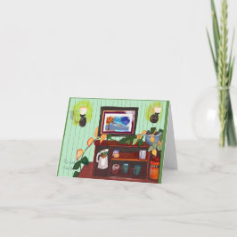 Notecard mit einladendem Interieur Einladung