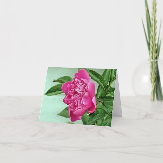 Notecard - Peony Karte (Vorderseite)
