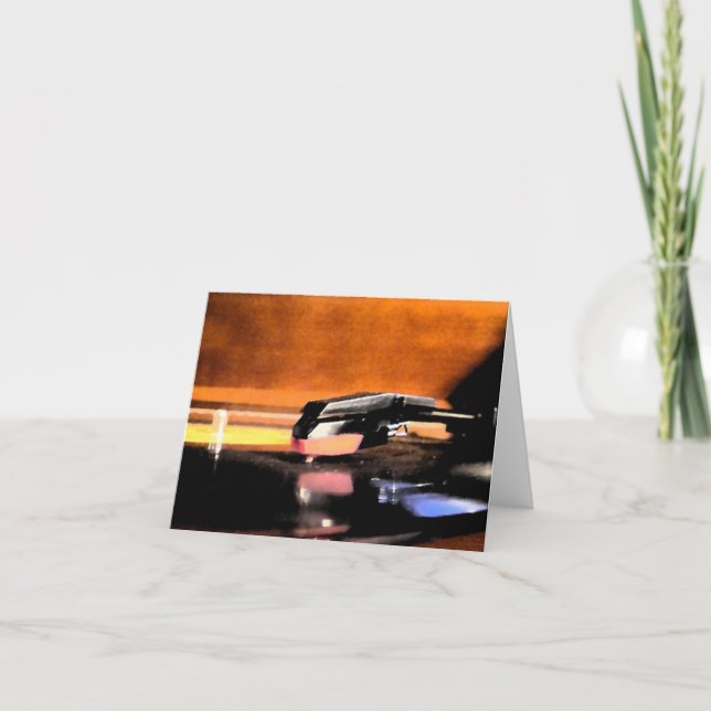 Notecard Record Player Karte (Vorderseite)