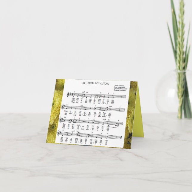 Notecard "Sei du meine Vision" Karte (Vorderseite)