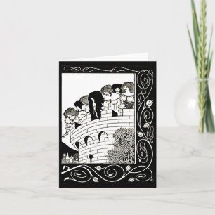 Notecard-Vintag Illustration-Aubrey Beardsley 6 Karte