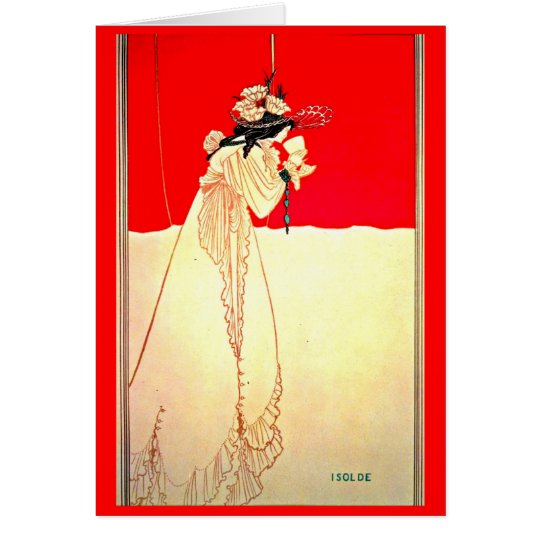 Notecard-Vintage Illustration-Aubrey Beardsley 8 Karte
