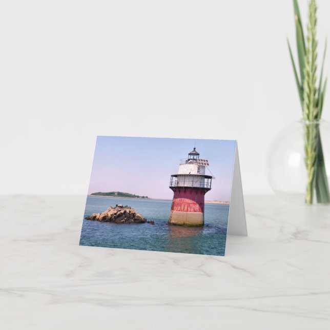 Notecard - Wanze helles Plymouth MA Karte (Vorderseite)