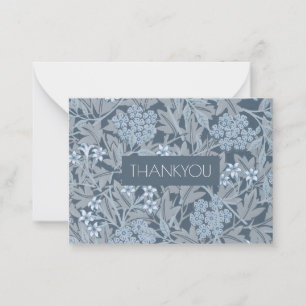 NOTECARD : WILLIAM MORRIS : JASMINE MITTEILUNGSKARTE