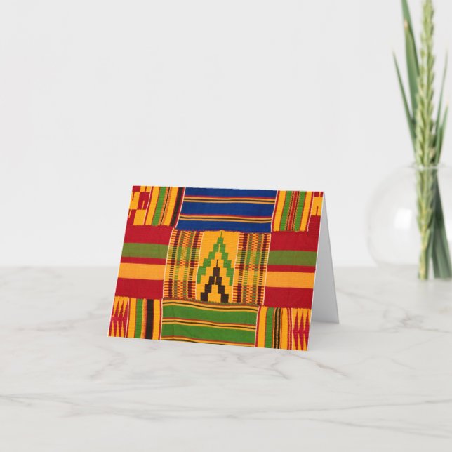 Notecards für afrikanische Printmedien Dankeskarte (Vorderseite)