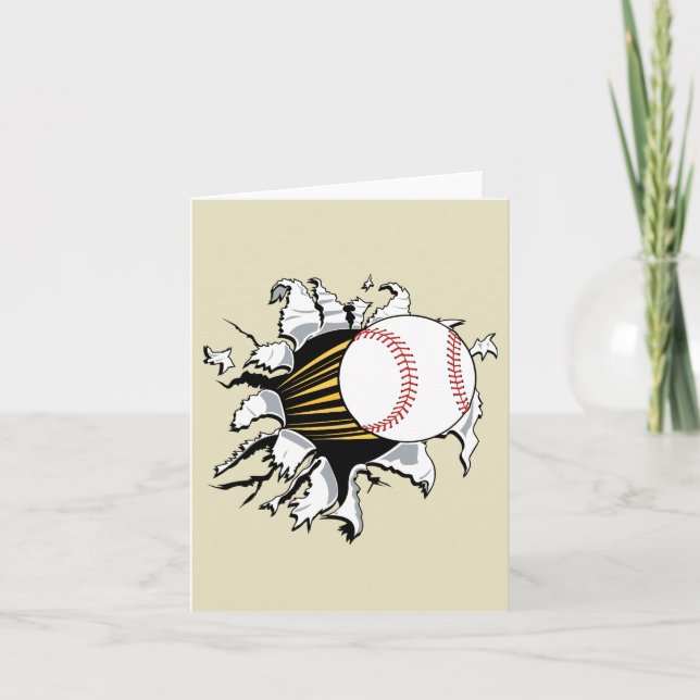 Notecards für Baseball-Bruch Karte (Vorderseite)