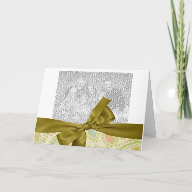Notecards für Hochzeiten von Foto Karte (Vorderseite)