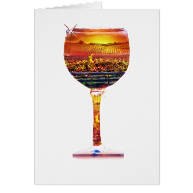 Notecards für künstlerische Weine (Vorne)