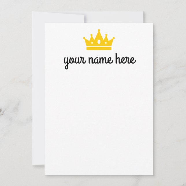 Notecards für Personalisierte Girls Stationery Dankeskarte (Vorderseite)