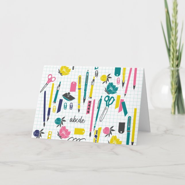 Notecards für personalisierte Lehrer Karte (Vorderseite)