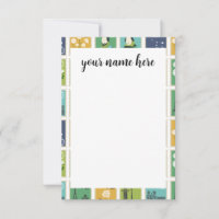 Notecards für personalisierte Porto-Briefmarke