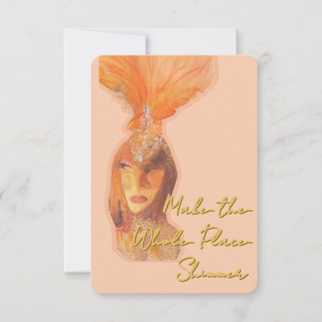 Notecards für Showgirl Era Mitteilungskarte (Vorderseite)