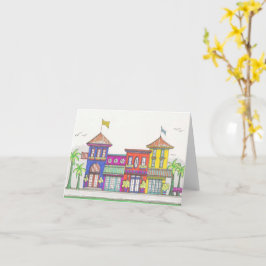 Notecards für tropische Geschäfte Karte