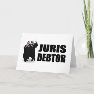 Notecards "Juris Debtor" Karte