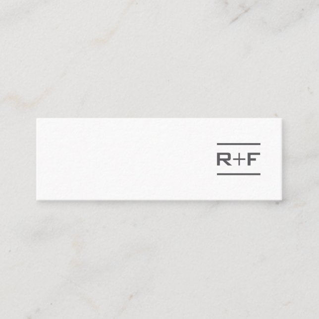 Notecards oder Visitenkarten Mini Visitenkarte (Vorderseite)