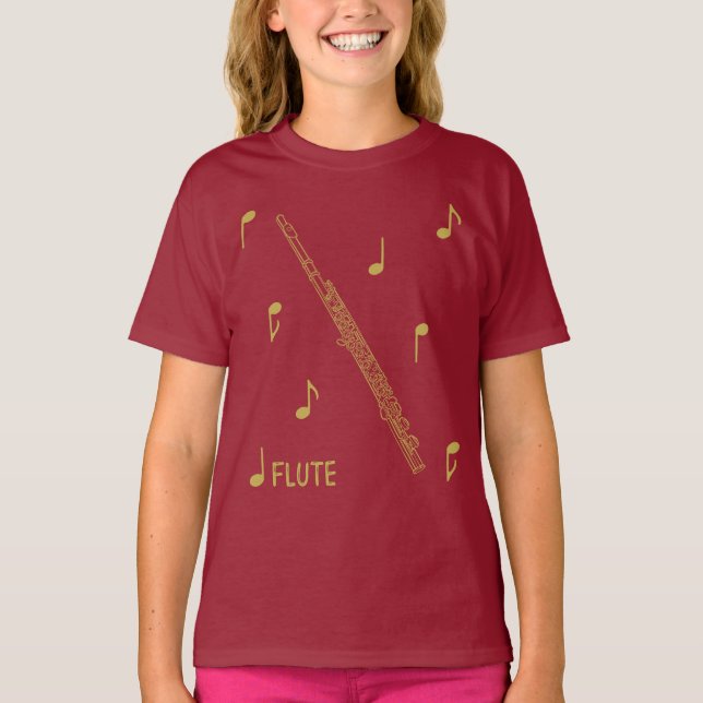 Noten Flut T-Shirt (Vorderseite)