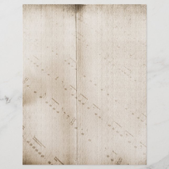 Noten Grunge Letterhead (Vorderseite)