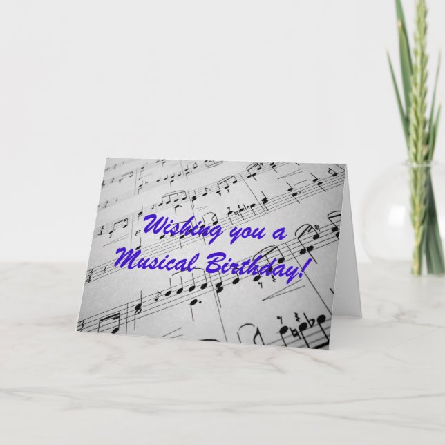 Noten Karte (Vorderseite)