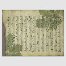 Noten und Blätter auf "Not Decoupage"