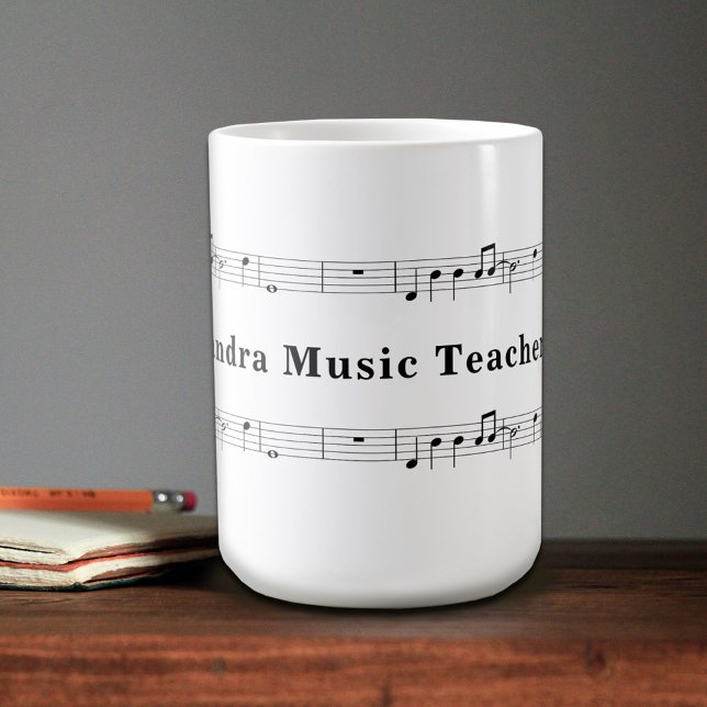 Notenblatt Kaffeetasse (Music Sheet Mug)