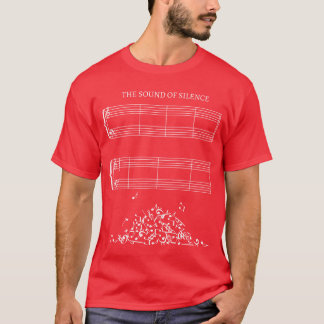 Notenblatt Ohne Notenblatt Musiche Klang Von T-Shirt