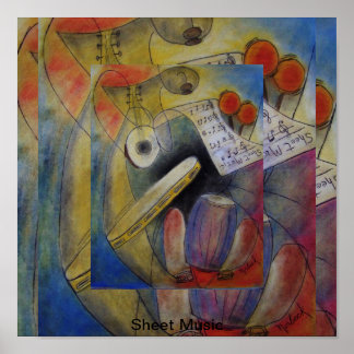 Notenmusik Poster