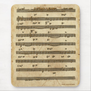 Notenmusikmousepad Mousepad