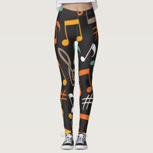 Notenmuster Leggings