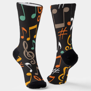Notenmuster Socken