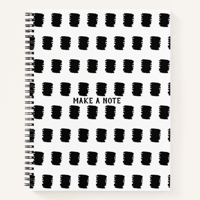 Notenschule oder SpiralNotebook Notizbuch (Vorderseite)