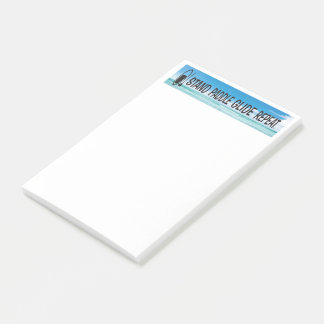Notepad für Paddelreiter! Post-it Klebezettel