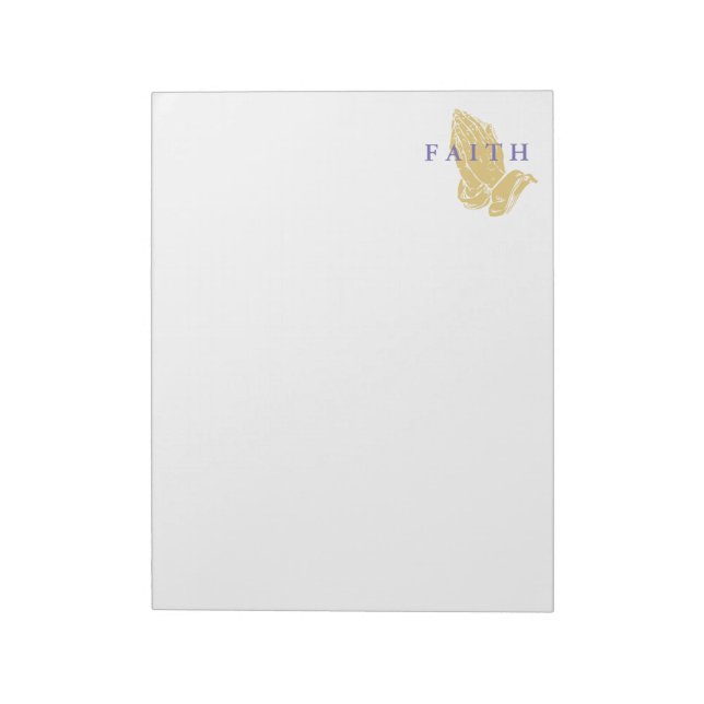 Notepad-Hands of Prayer Faith Notizblock (Rotiert)