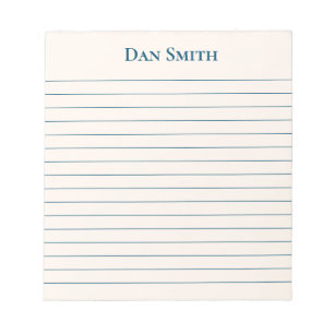 Notepad-Individuelle Name-Notepad Notizblock