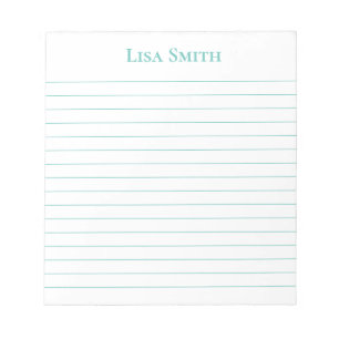 Notepad-Individuelle Name-Notepad Notizblock