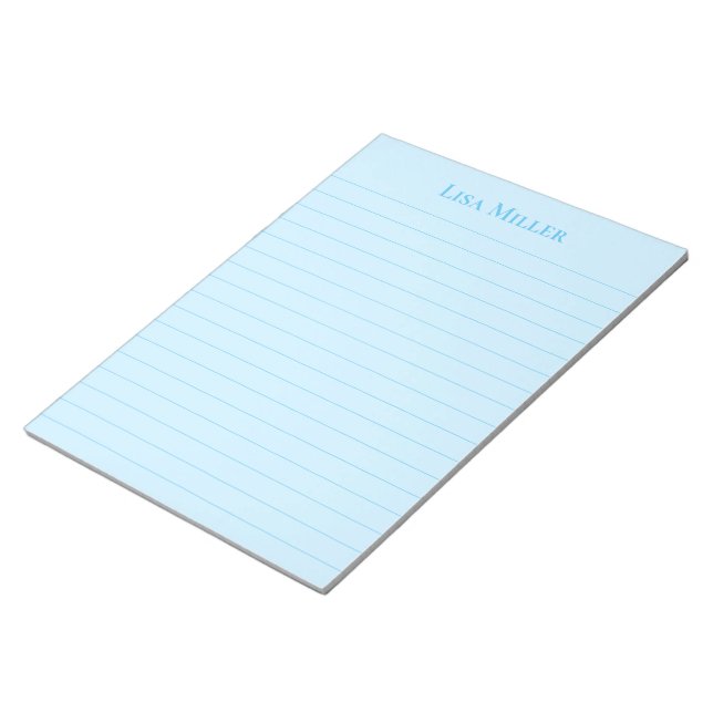 Notepad-Individuelle Name Notizblock (angewinkelt)