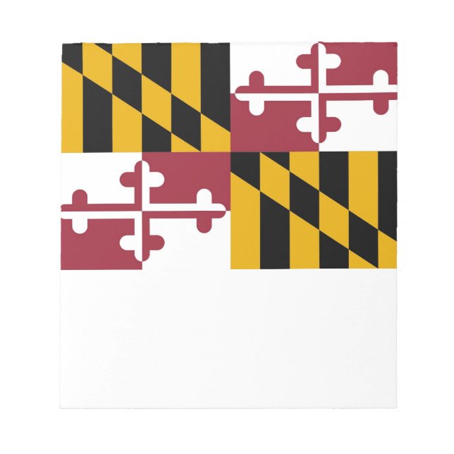 Notepad mit der Flagge des Maryland-Staat Notizblock (Vorderseite)