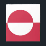 Notepad mit der Flagge Grönlands Notizblock<br><div class="desc">Bleibe mit einer patriotischen Touch mit unserem Notizblock mit der Flagge Grönlands organisiert! Dieses Notizblock wurde für die praktische und stilvolle Gestaltung konzipiert und präsentiert die ikonische Flagge Grönlands, was es zu einer perfekten Ergänzung zu Ihrem Schreibtisch, Büro oder Zuhause macht. Egal, ob Sie Notizen schreiben, Aufgabenlisten erstellen oder Erinnerungen...</div>